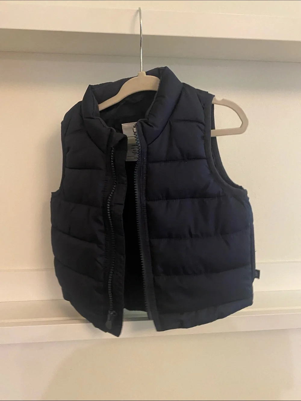 GAP Navy Quilted Puffer Vest for Kids